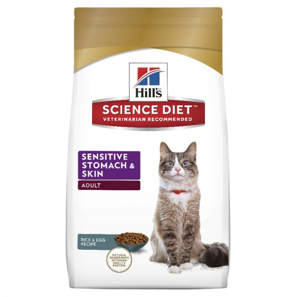 Science Diet Feline Adult Sensitive Stomach & Skin 3.17kg